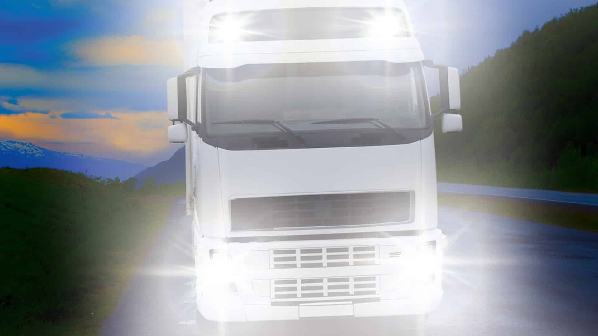 LKW ohne Eagle Eyes Blaulichtfilter-Gläsern