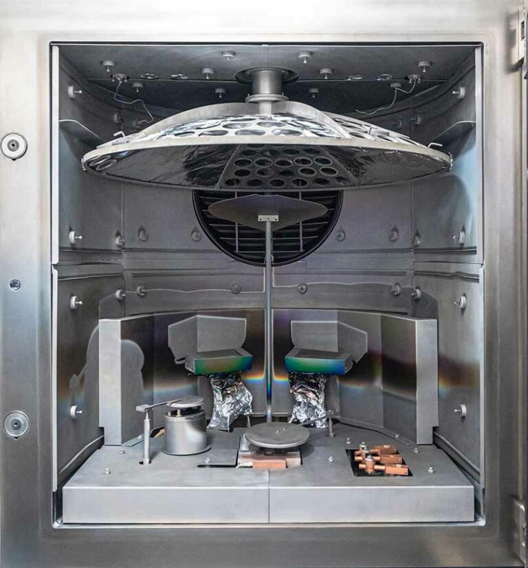 Entspiegelungsmaschine von innen