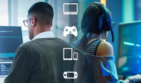 Augenbelastung PC Computer Arbeitsplatz Bildschirm blaues Licht Blaulichtschutz Blaulichtfilter digitaler Augenstress