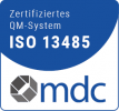 MDC Plakette ISO 13485